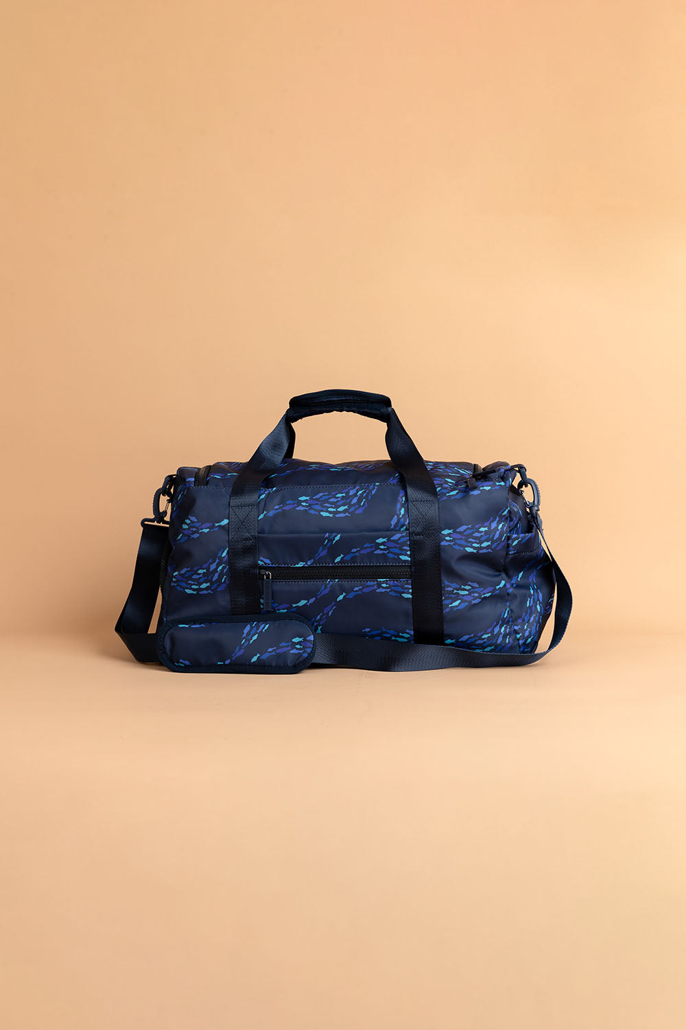 Duffle Bag - Midnight Fish Wave