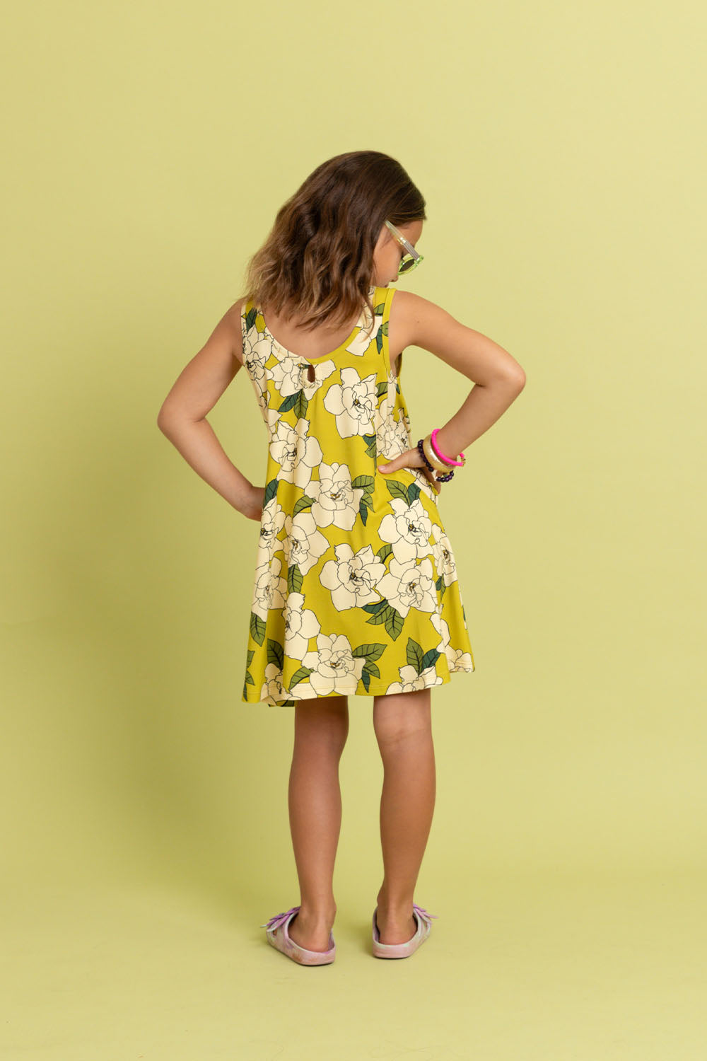 Mini Dress Ari - Citron Gardenia