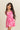 Mini Dress Ari - Pink Palaka Zinnia