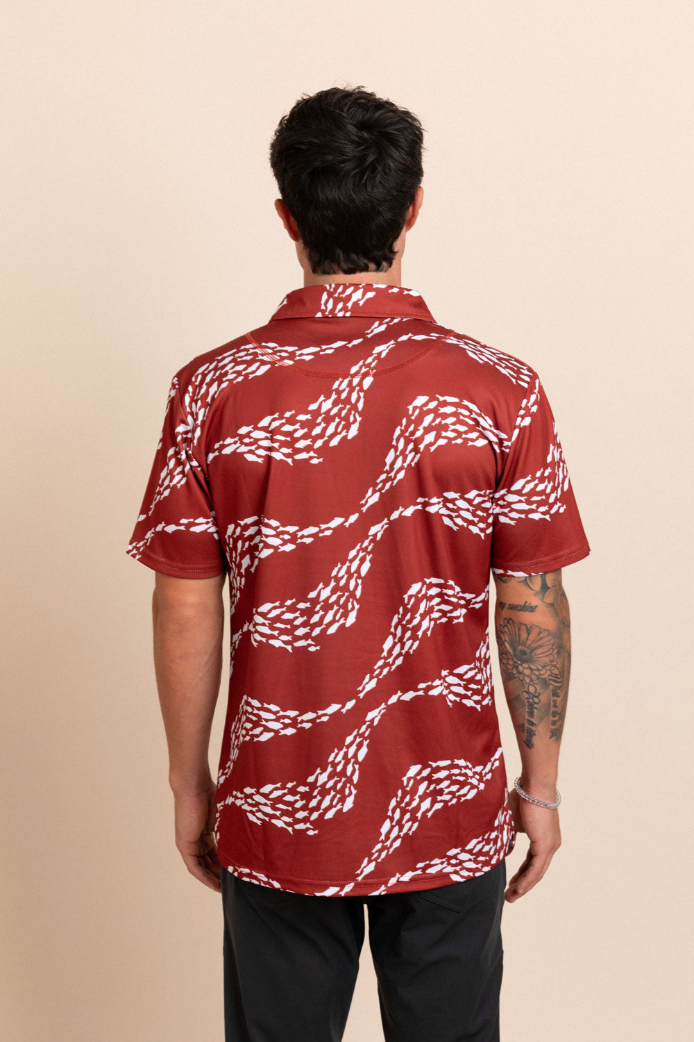 Shirt Kai - Henna Fish Wave