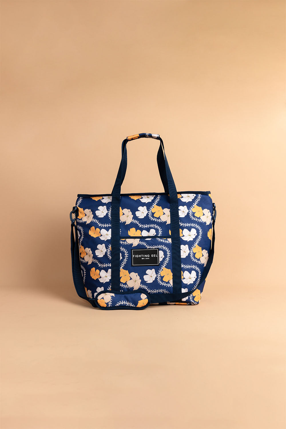 Cooler Tote - Indigo Puakenikeni