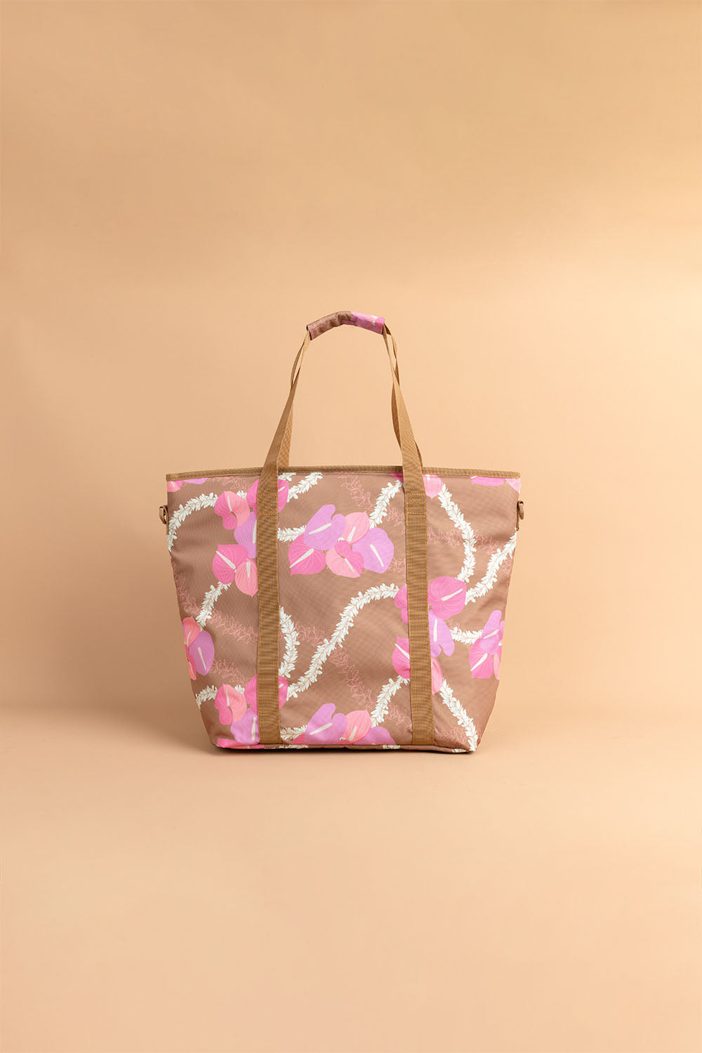 Cooler Tote - Mocha Woven Lei