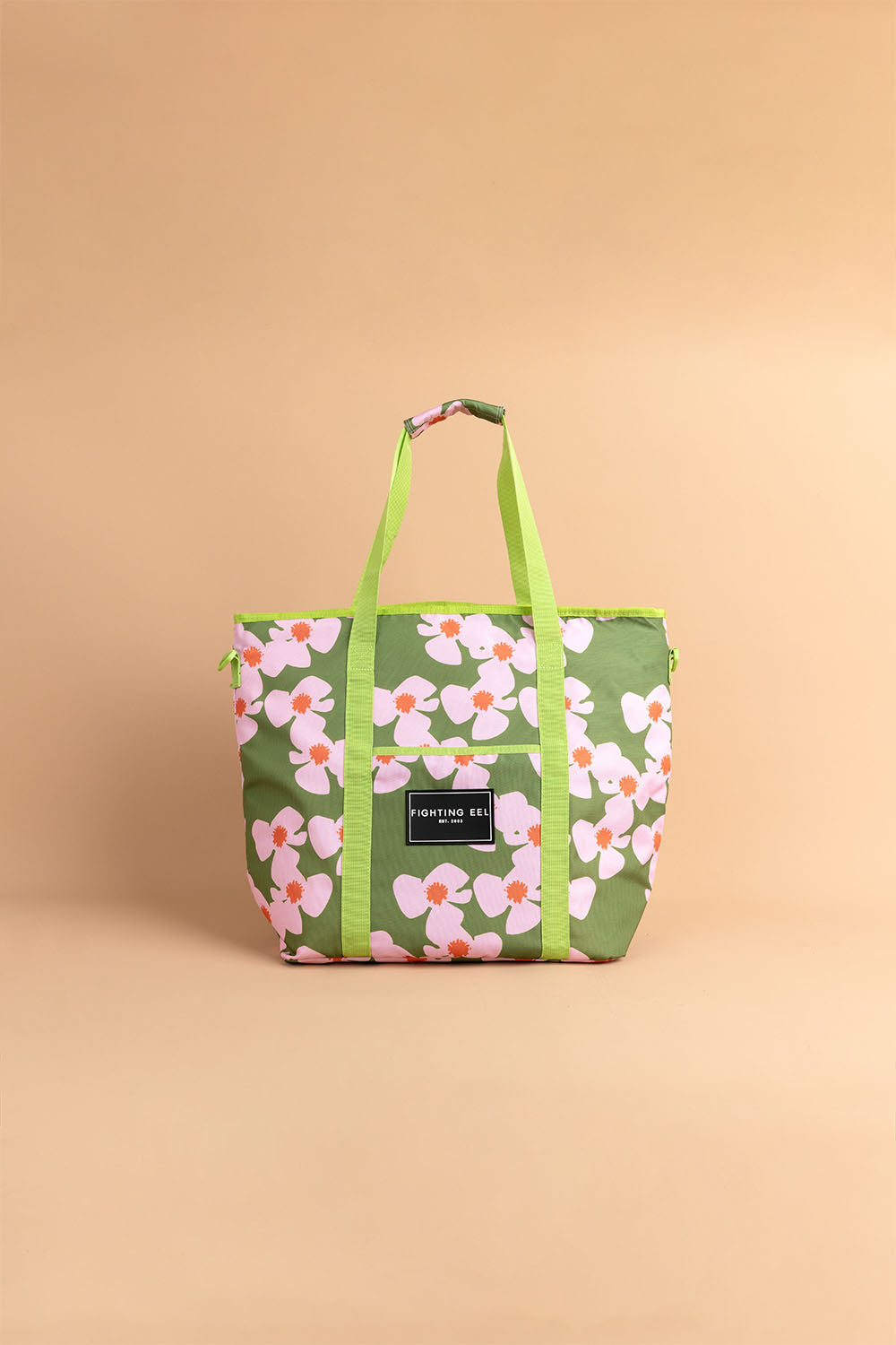 Cooler Tote - Kiwi Zinnia