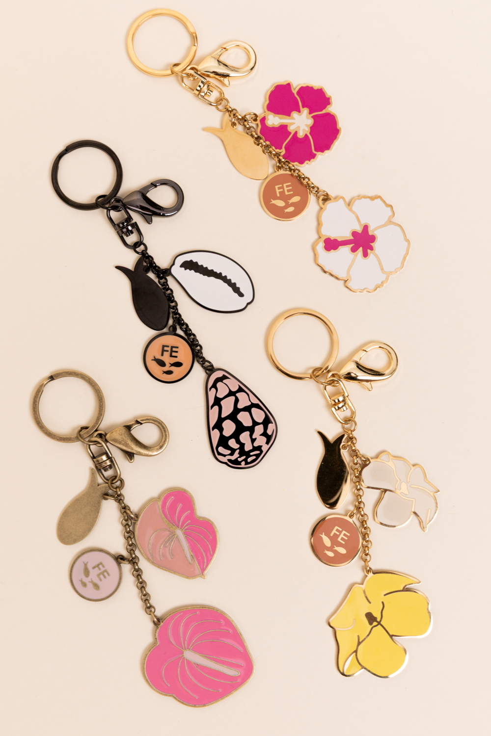 anthurium charm Bag Charm