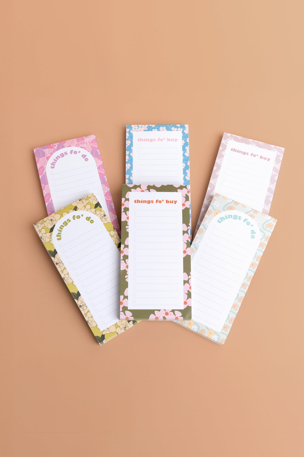 Magnetic Notepad - Lilac Anthurium