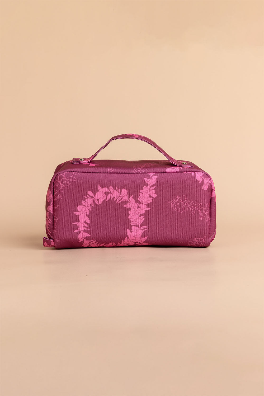 Make Up Bag - Mauve Plumeria Lei