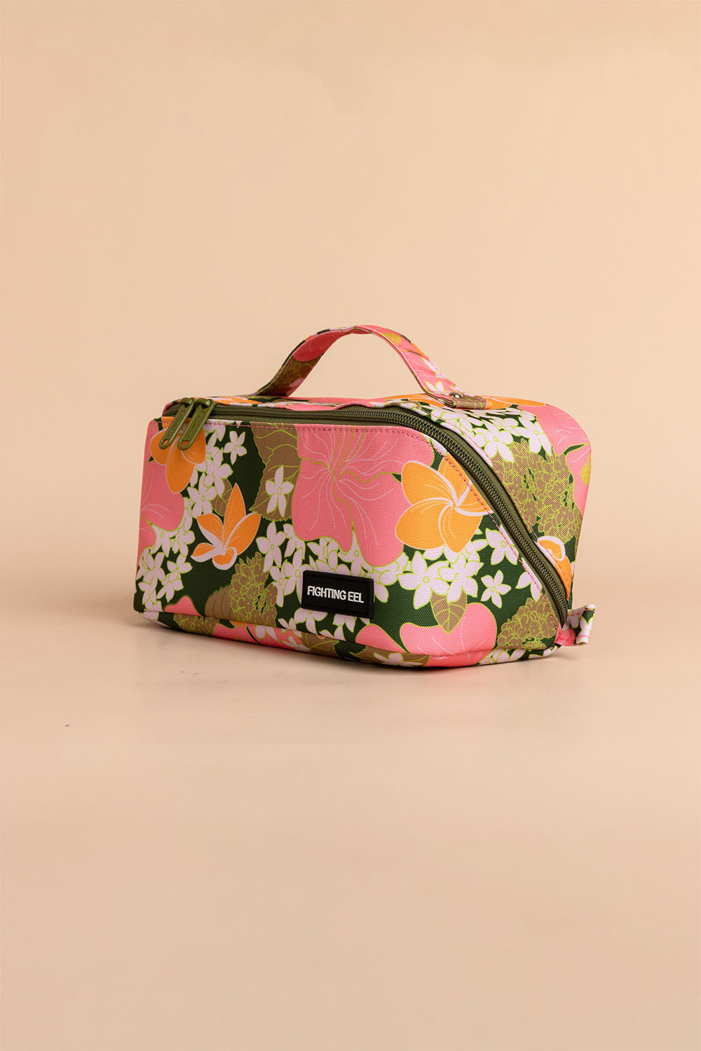 Makeup Bag - Pesto Retro Bloom