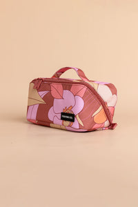 Makeup Bag - Terracotta Retro Orchid