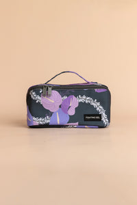 Make Up Bag - Mauve Plumeria Lei