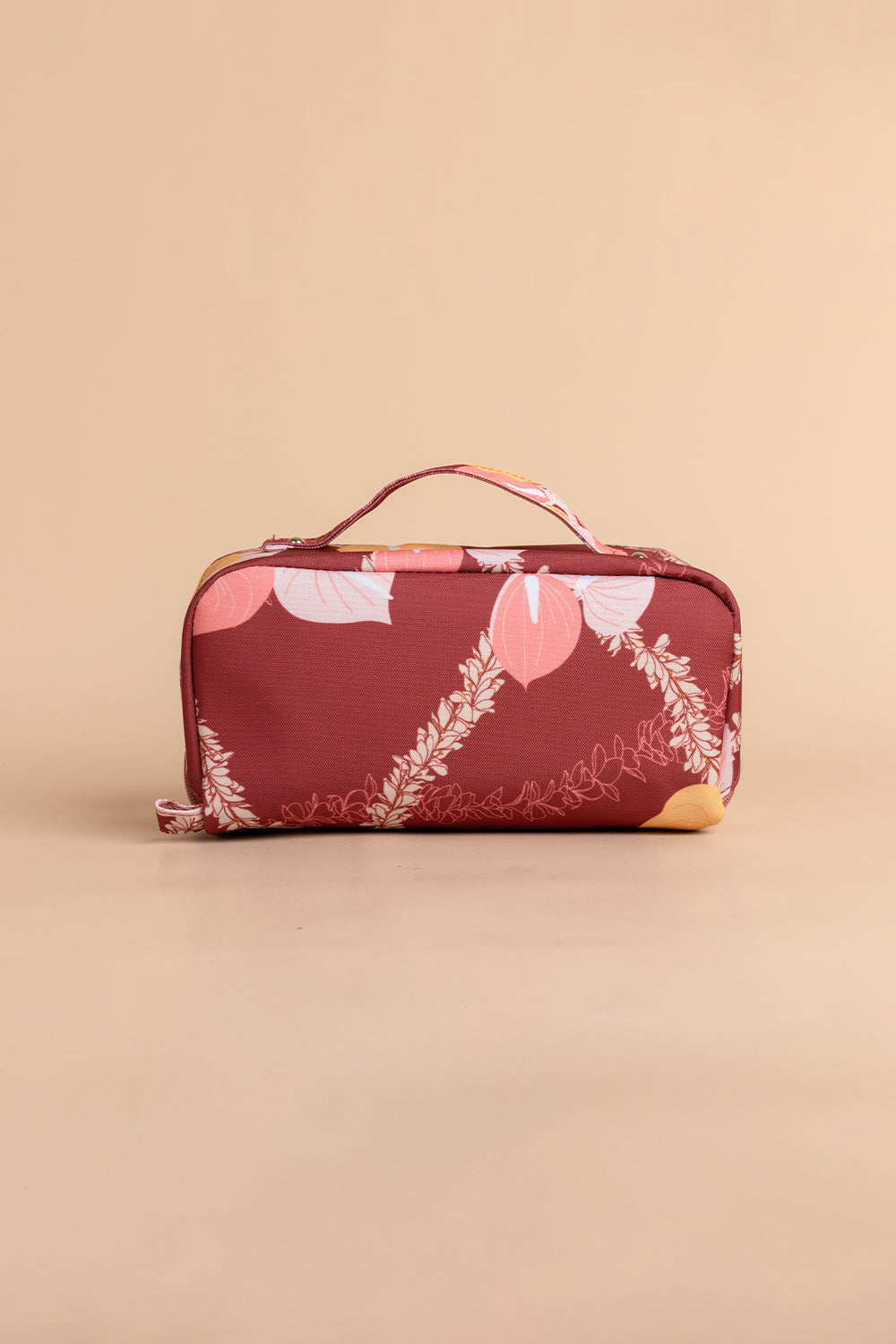 Makeup Bag - Sangria Woven Lei