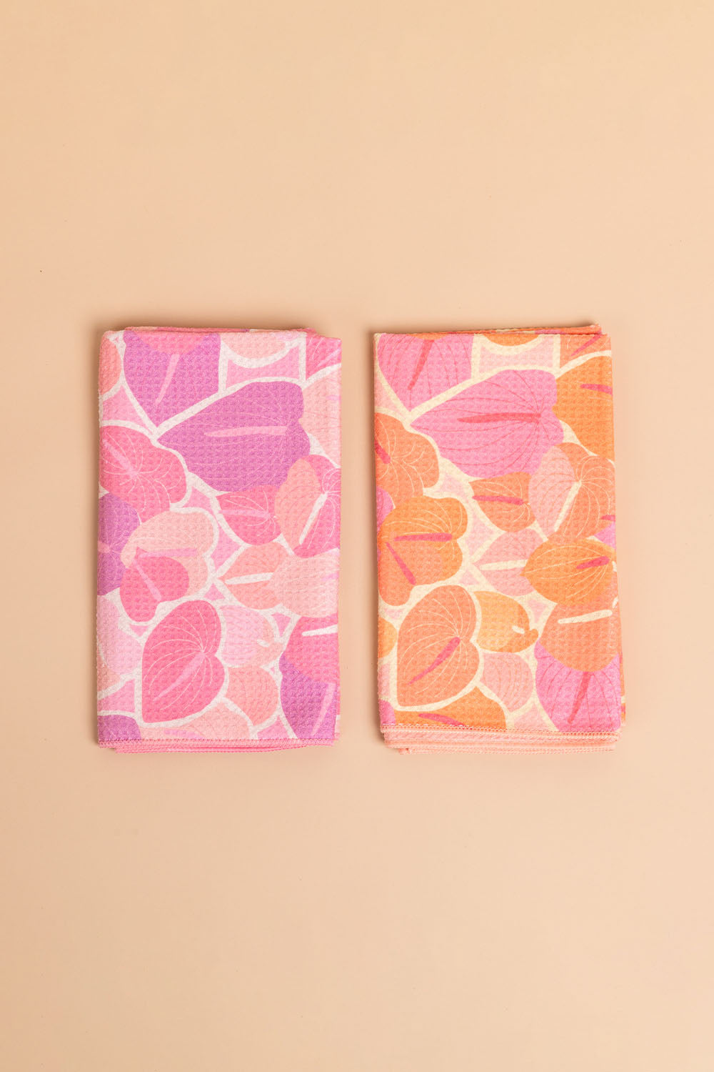 Multipurpose Towel 2 Pack - Lilac/Grapefruit Anthurium