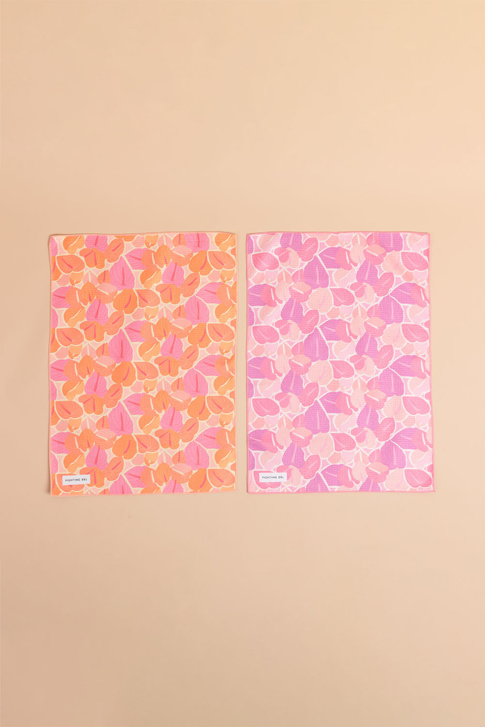 Multipurpose Towel 2 Pack - Lilac/Grapefruit Anthurium