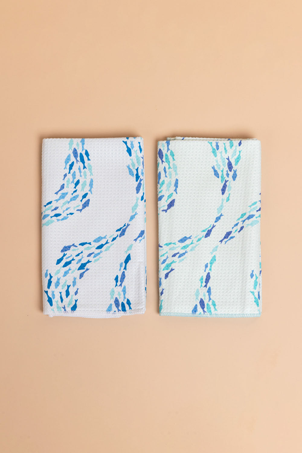 Multipurpose Towel 2 Pack - Frost/Ipanema Fish Wave