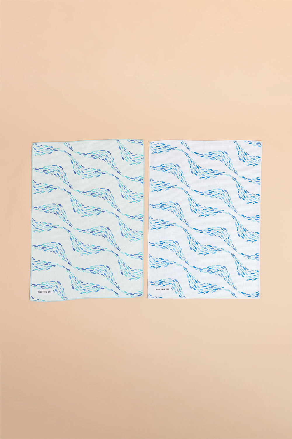 Multipurpose Towel 2 Pack - Frost/Ipanema Fish Wave