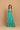 Dress Luana - Turquoise Retro Bloom