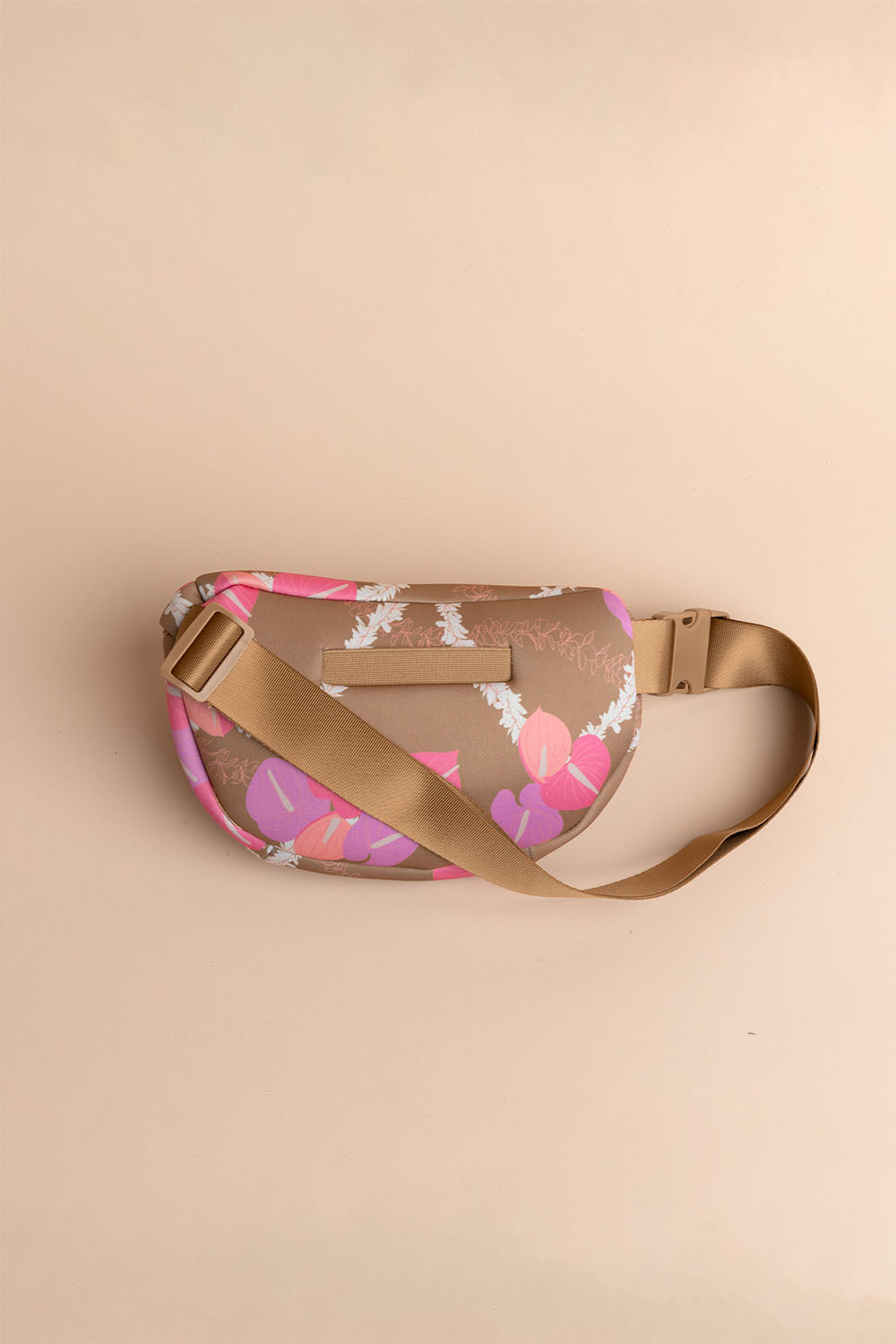 Neoprene Fanny Pack - Mocha Woven Lei