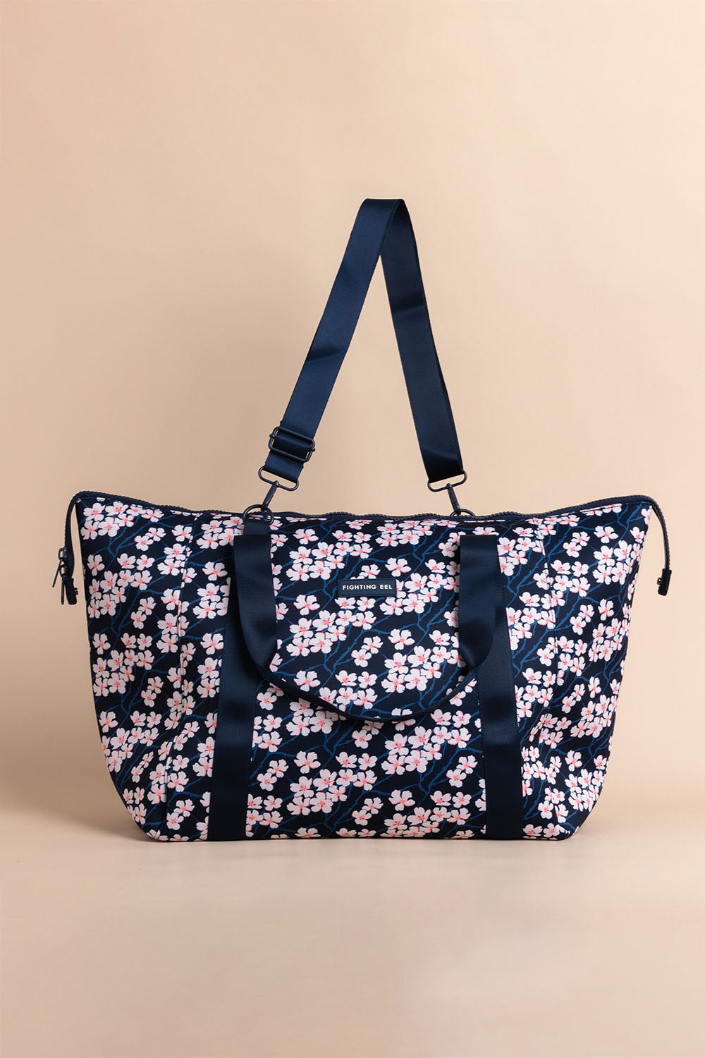 Neoprene Weekender - Navy Sakura