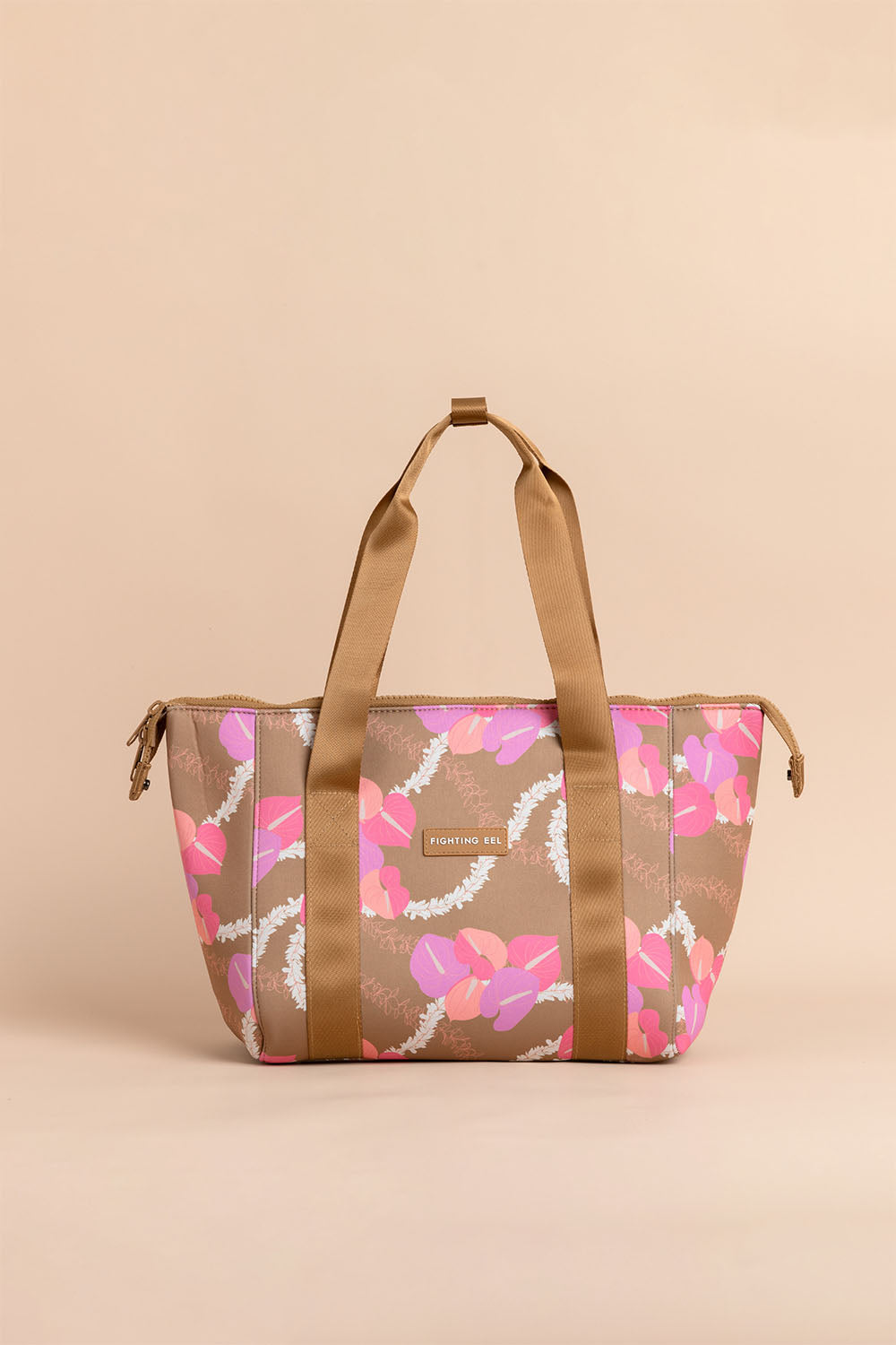 Neoprene Daily Tote - Mocha Woven Lei