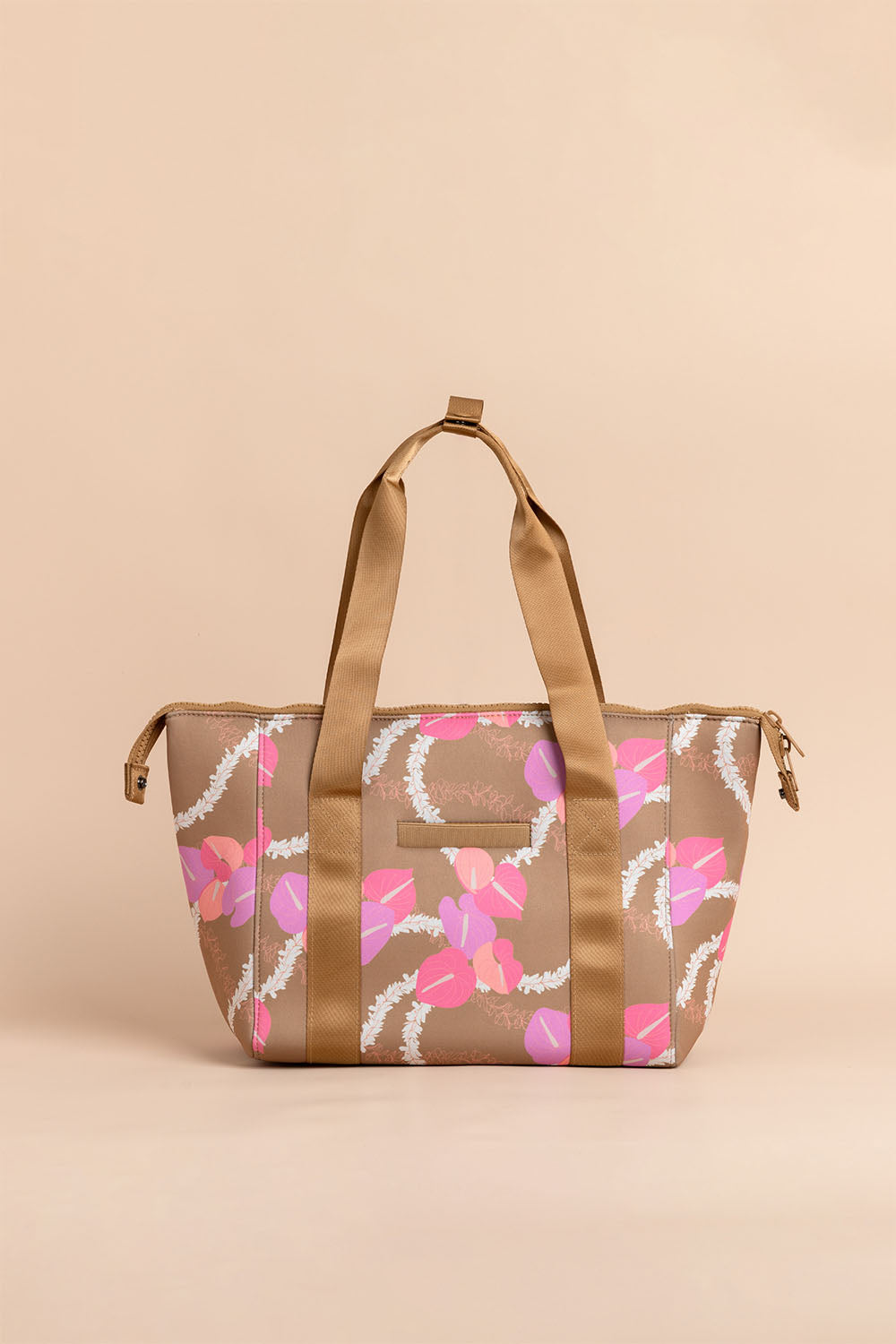 Neoprene Daily Tote - Mocha Woven Lei