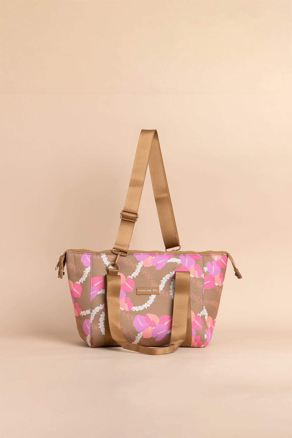 Neoprene Daily Tote - Mocha Woven Lei