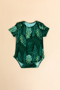 Alex Onesie - Botanical Painted Palms