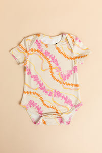 Alex Onesie - Meringue Flower Lei