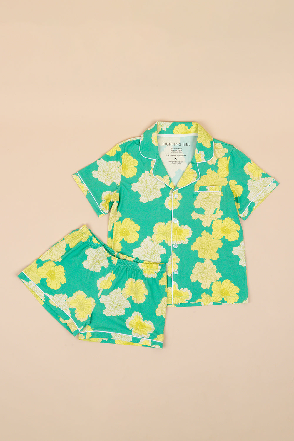 Pajama Set - Mojito Summer Hibiscus