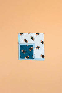 Petite Blanket - Emerald/Mink Koi