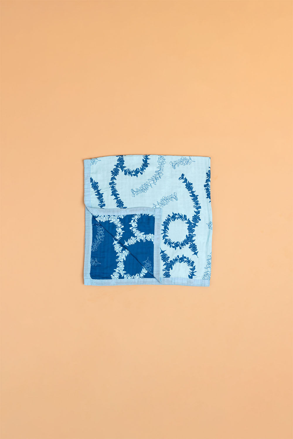 Petite Blanket - Deja Blue/Sky Plumeria Lei