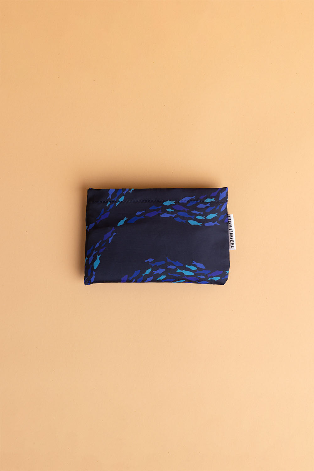 Reusable Assorted Bag - Midnight Fish Wave