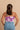 Bandeau Top - Purple Orchid Dot