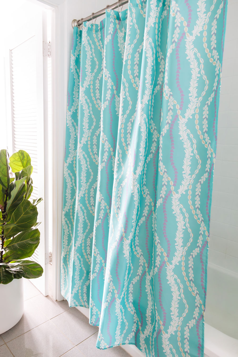 Shower Curtain - Cenote Ginger Lei