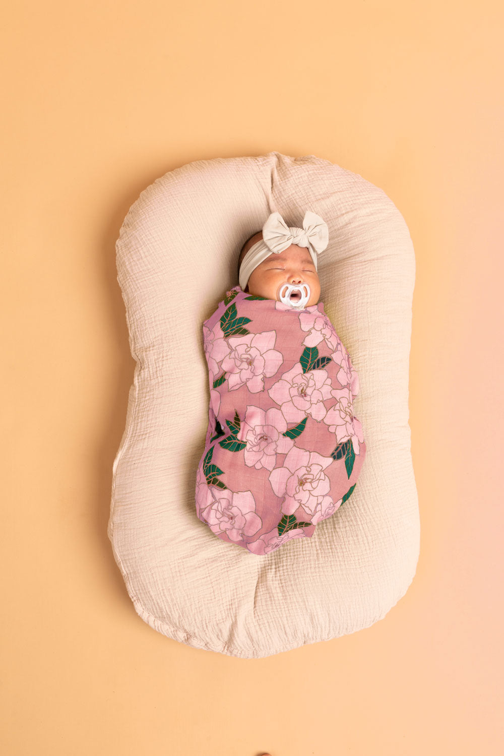 Baby Swaddle - Rouge Gardenia