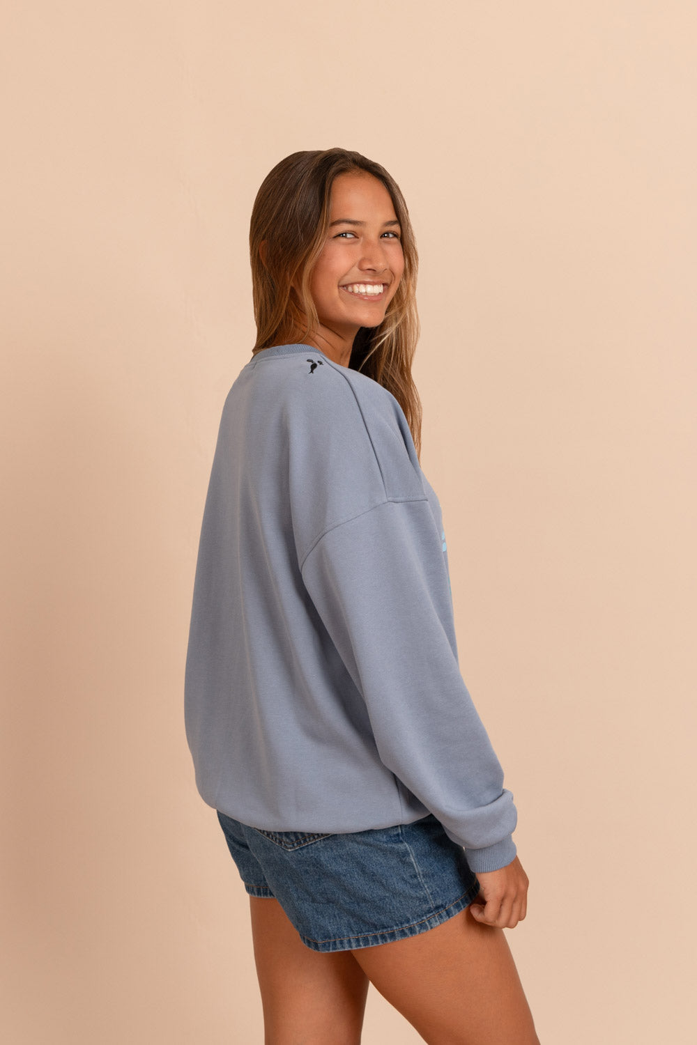 Classic Sweatshirt - Bleu Keep Swimming