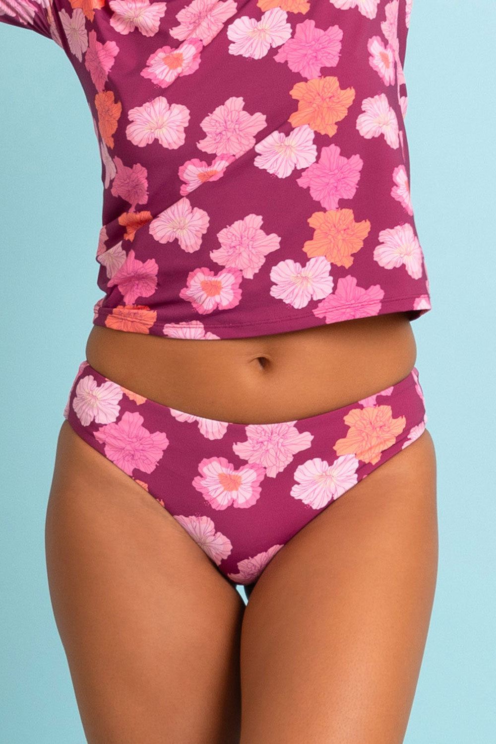 Cali Bottom - Romance Summer Hibiscus