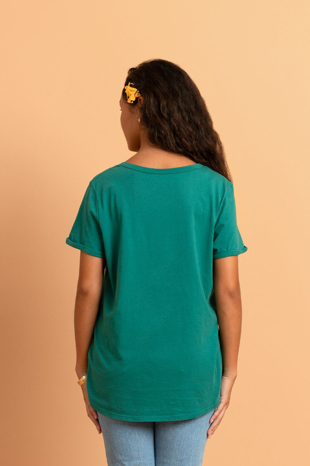 Cuff Tee - Botanical Hawaii