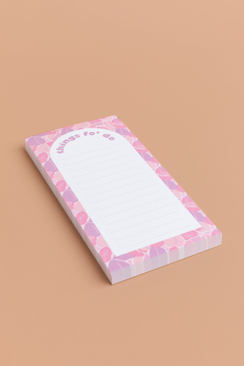 Magnetic Notepad - Lilac Anthurium
