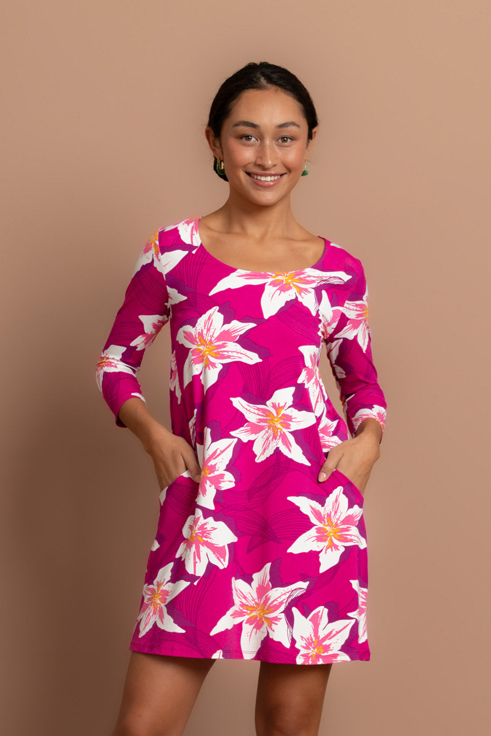 Dress Angie - Berry Tiger Lily