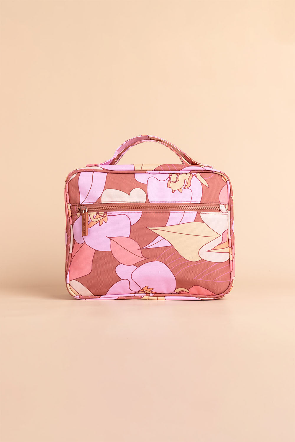 Toiletry Bag - Terracotta Retro Orchid