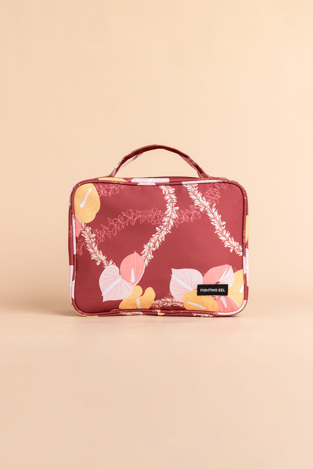 Toiletry Bag - Sangria Woven Lei