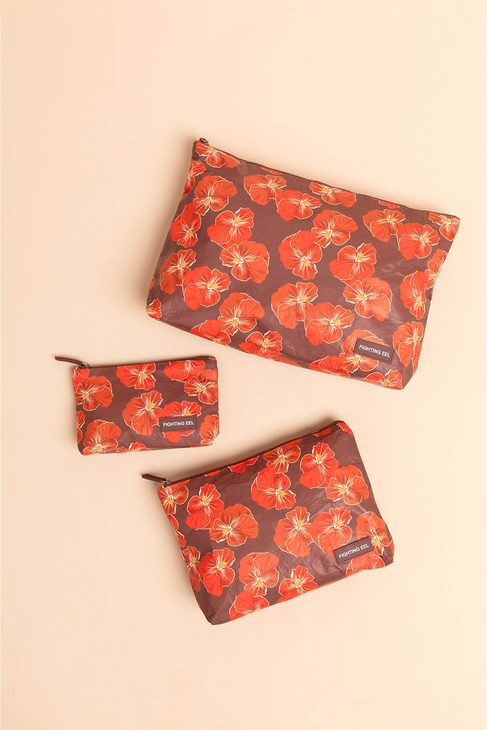 Tyvek Pouch Set - Lava Aloha Bloom