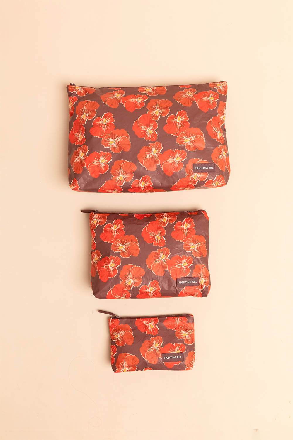 Tyvek Pouch Set - Lava Aloha Bloom