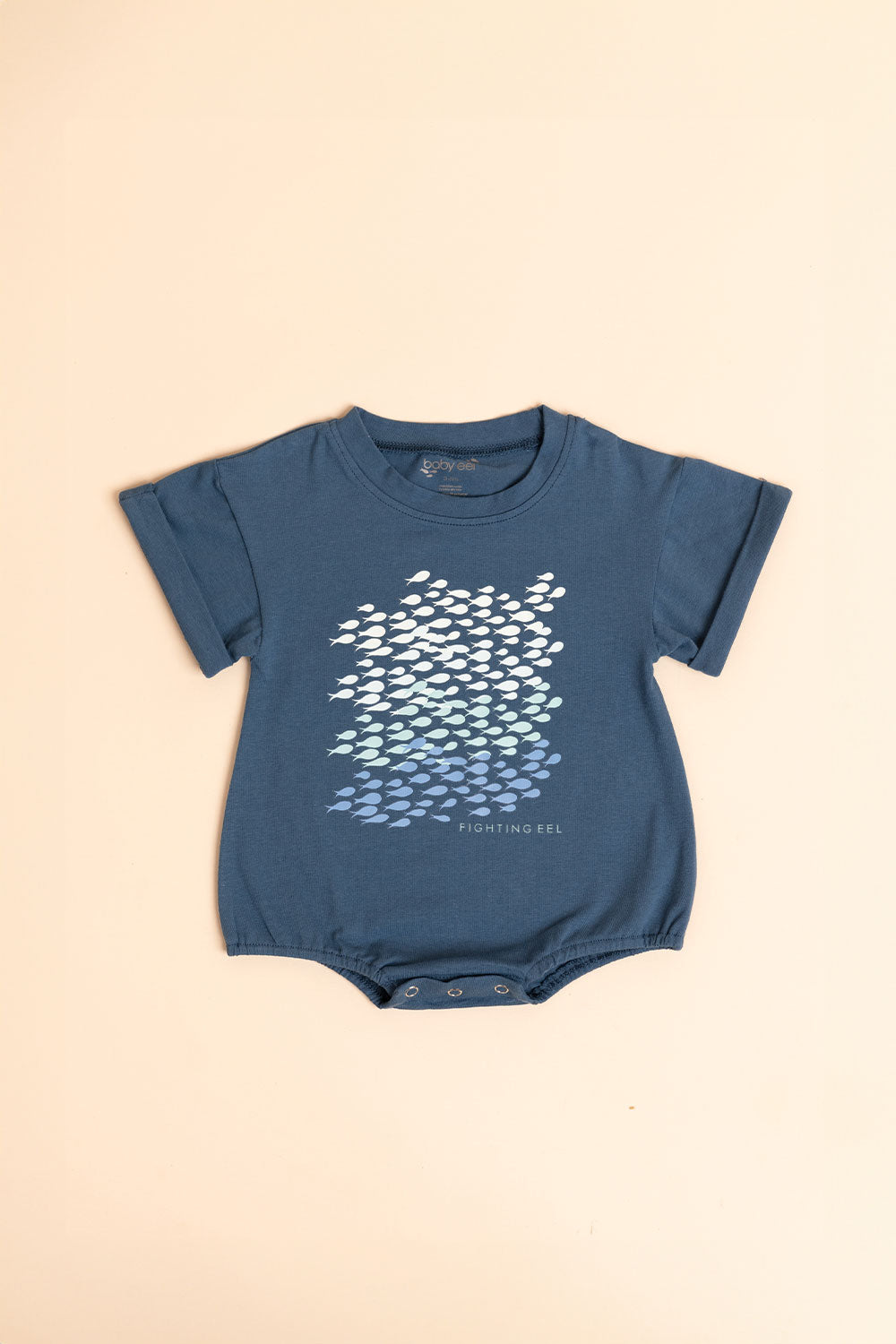 Onesie Tee - Navy Keep Swimming