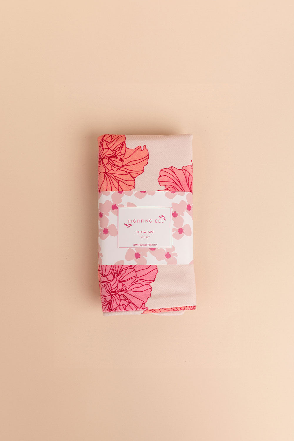 Single Pillowcase - Sunset Summer Hibiscus