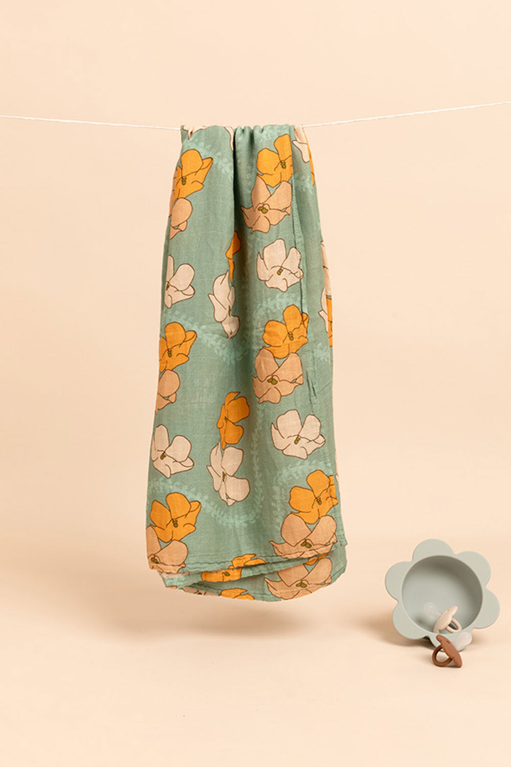 Baby Swaddle - Honeydew Puakenikeni