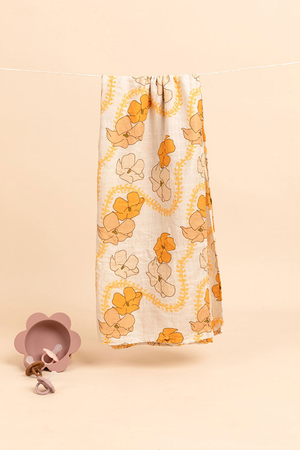 Baby Swaddle - Pearl Puakenikeni