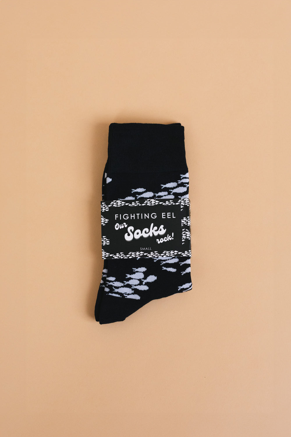 Standard Crew Sock - Black Fish