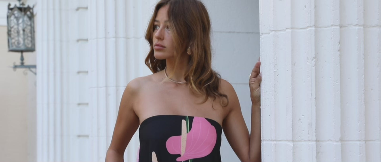 Anthurium print clothing collection designed in Hawaii